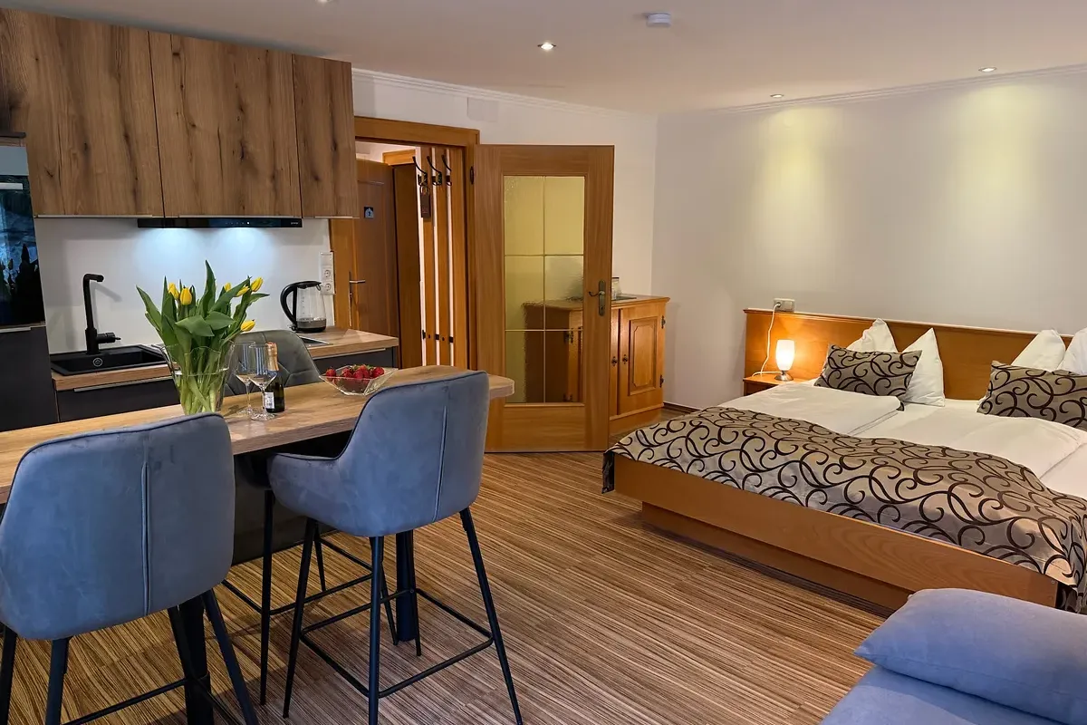 Apartment Schareck in Bad Gastein mit Doppelbett und neuer Küche