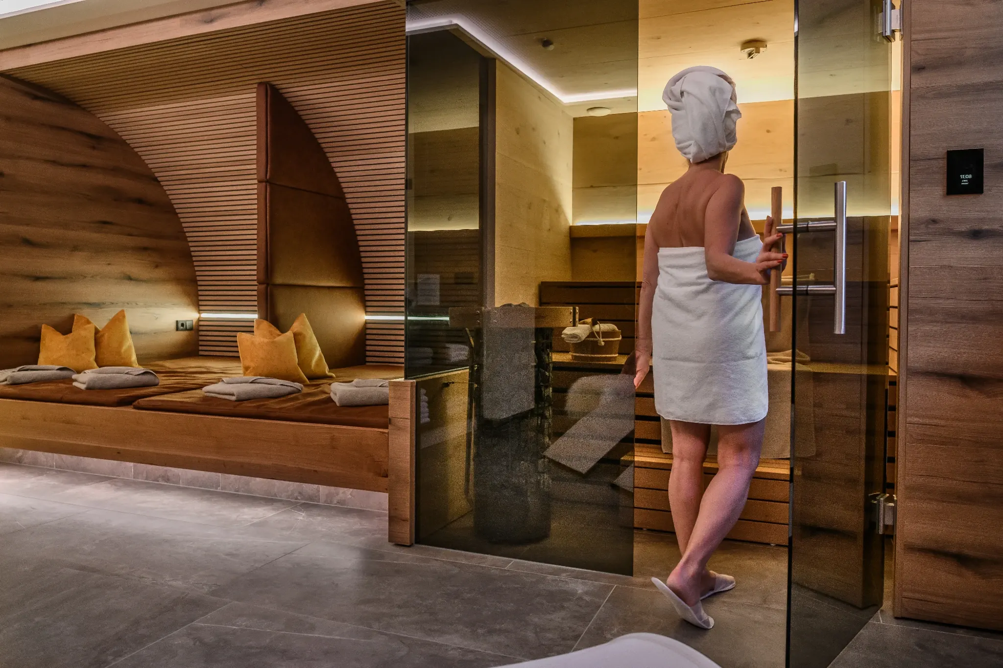 Sauna und Wellness bei einem Herbst- und Heilstollen-Aufenthalt in Bad Gastein